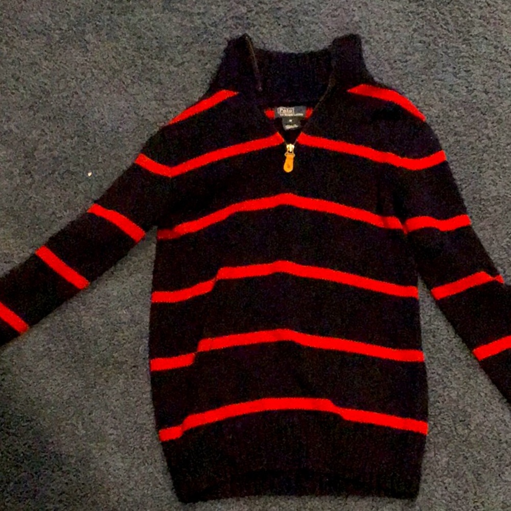 Polo sweater black